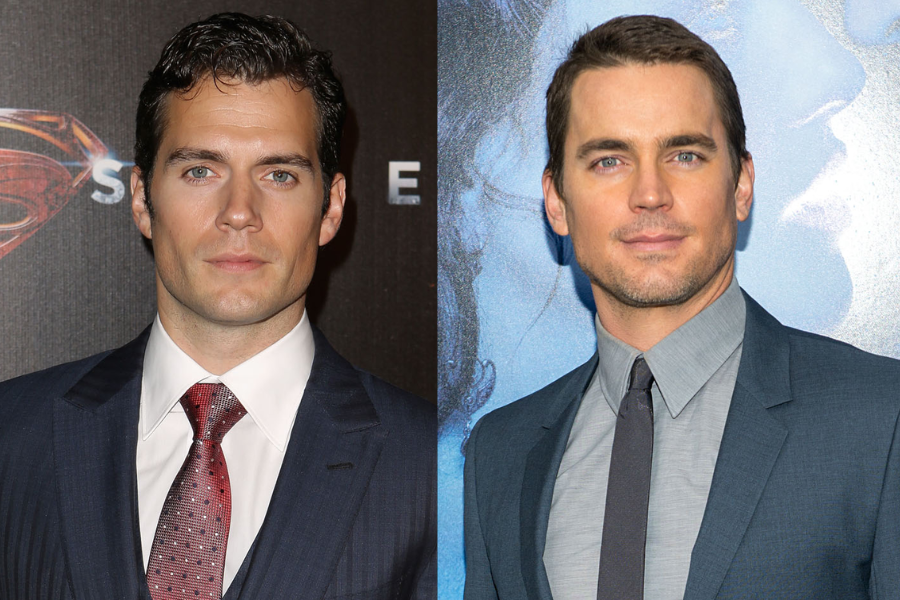 Side-by-side photo of two men in suits posing at events. The man on the left wears a dark suit with a white shirt and red tie, while the man on the right wears a gray shirt with a dark gray suit and tie.