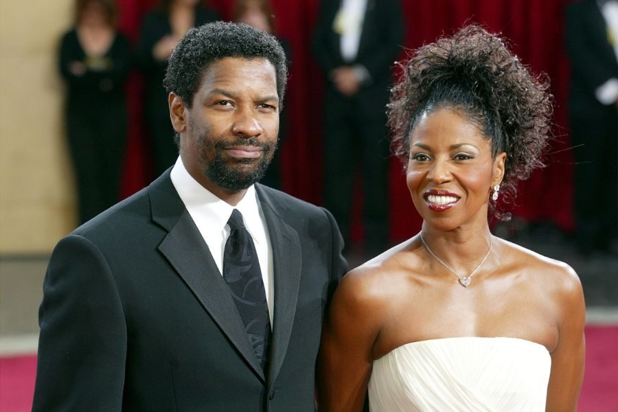 Denzel Washington and his wife