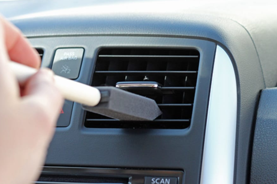 Craft Brush to Clean Air Vents car
