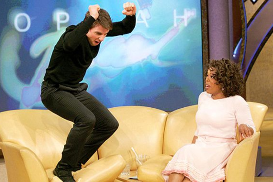 Tom Cruise with Oprah