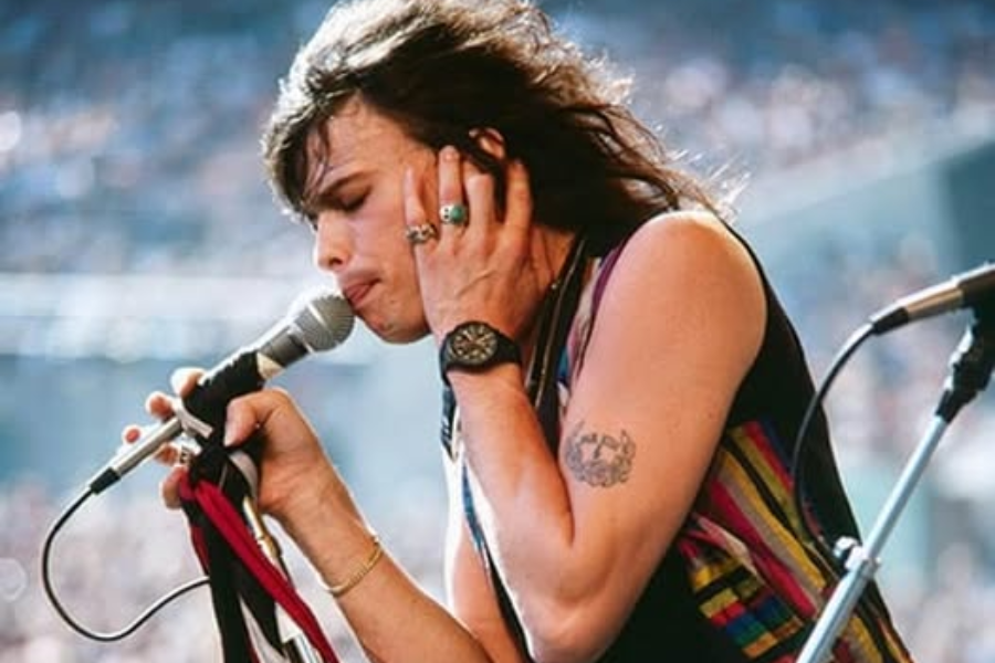 Steven Tyler singing
