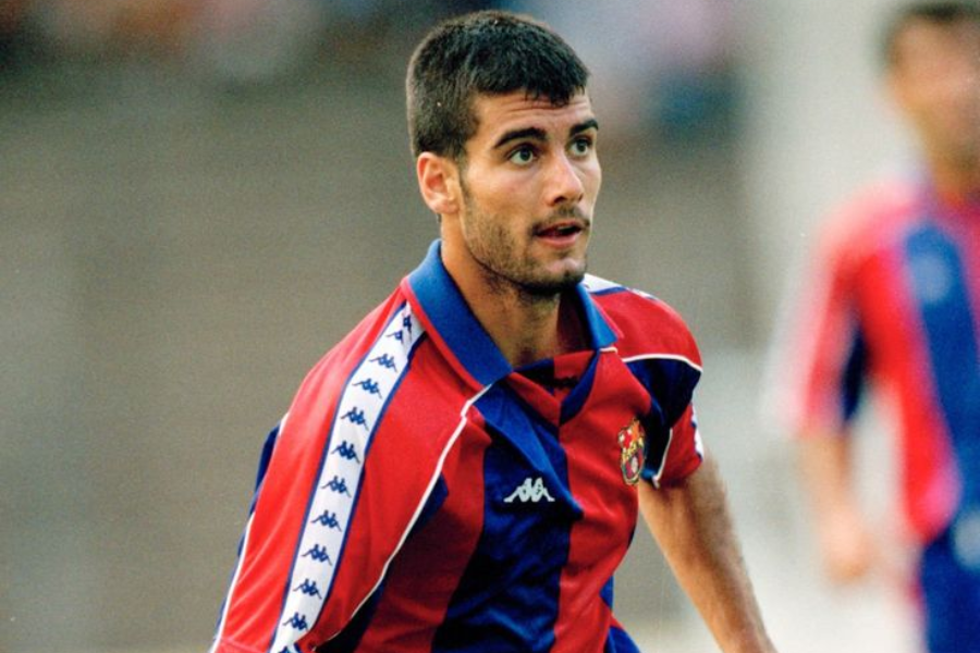 Young Pep Guardiola