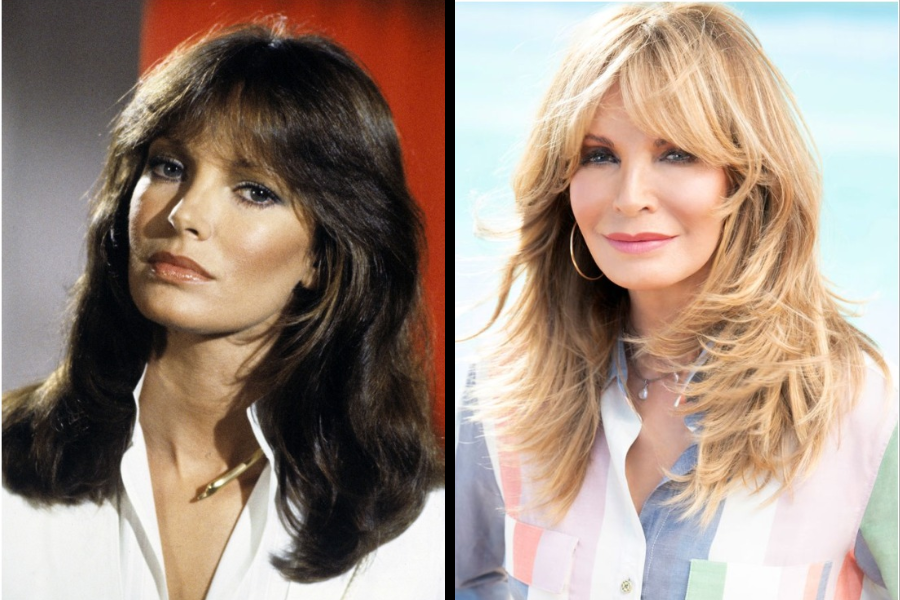 Jaclyn Smith then and now