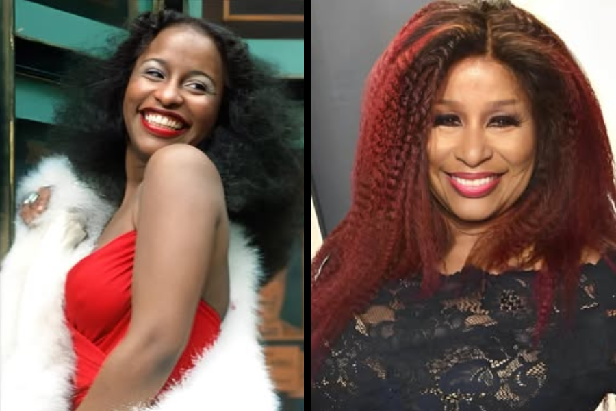 Chaka Khan then and now
