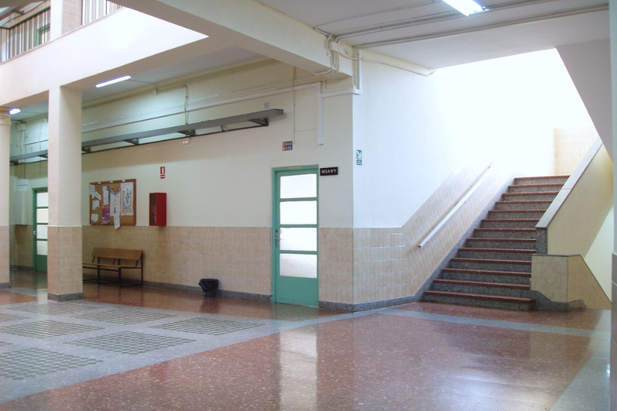 Empty Hospital Hallway
